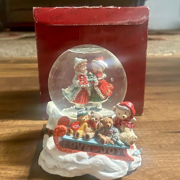 San Francisco Music Box • Snow Globe • Vintage • Santa Cherish Thoughts  • Video - Picture 3 of 16